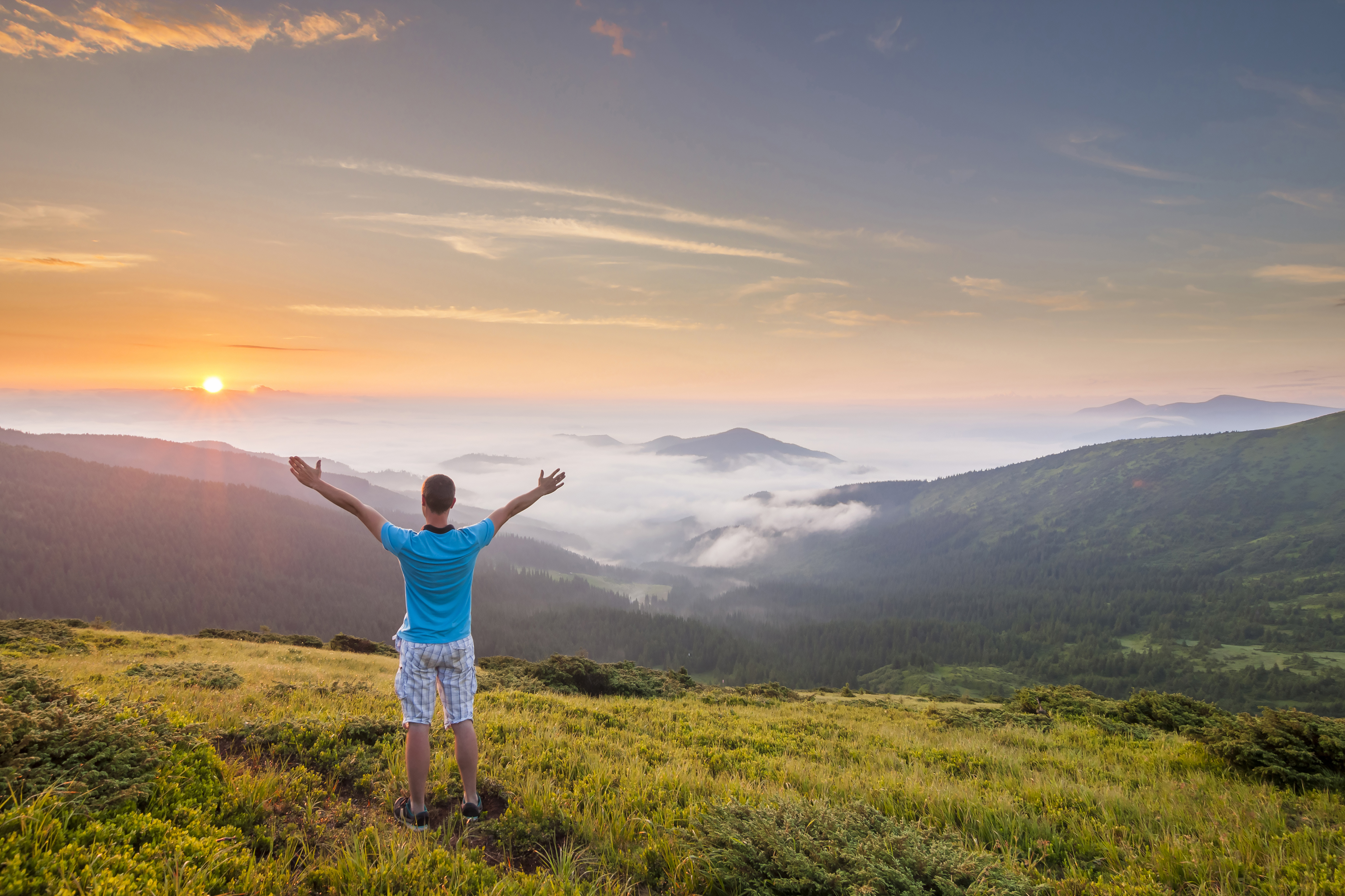 Cima de la montaña - Éxito y Bienestar